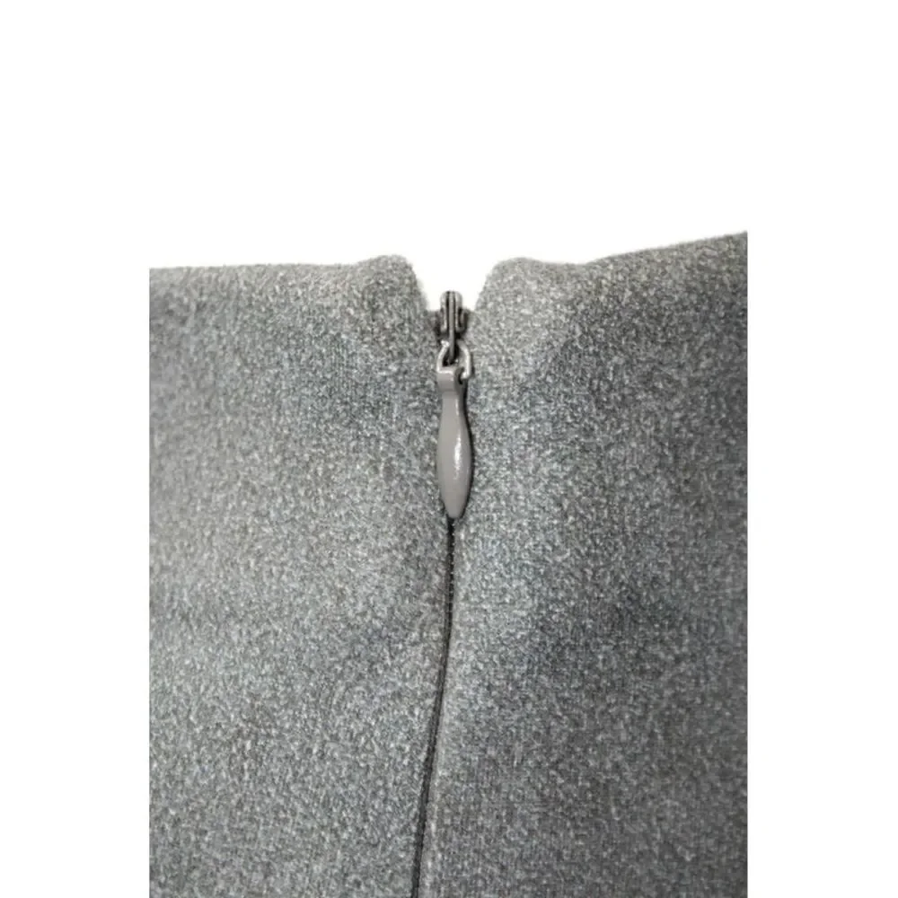 Spanner Womens Faux Suede High Rise Slim Leg Pants Gray Size Extra Large